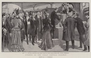 Opening of the Great Central Railway by English School